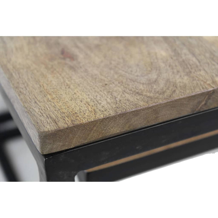 HSM Collection 2-tlg. Couchtisch-Set Quadratisch
