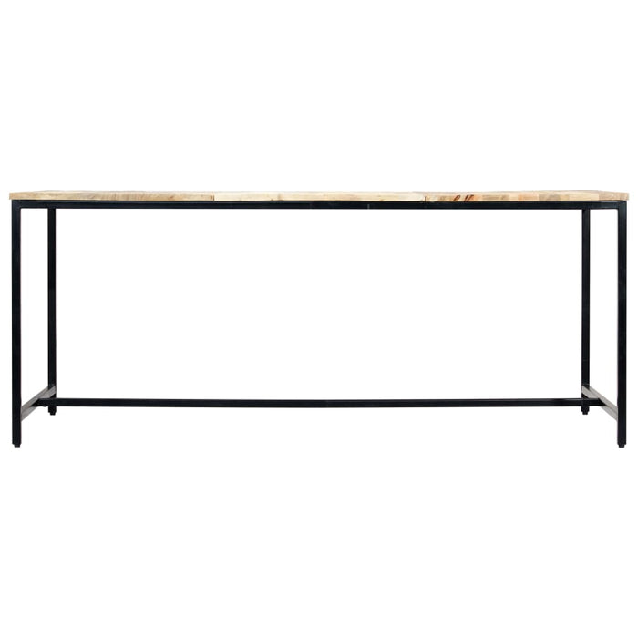 Esstisch 180 x 90 x 75 cm Massives Raues Mangoholz