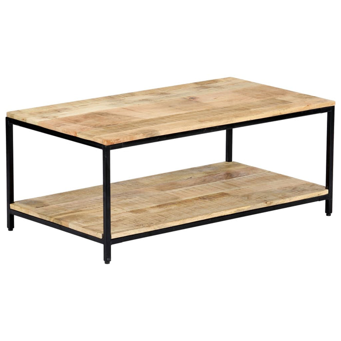 Couchtisch 110 x 60 x 45 cm Massivholz Mango