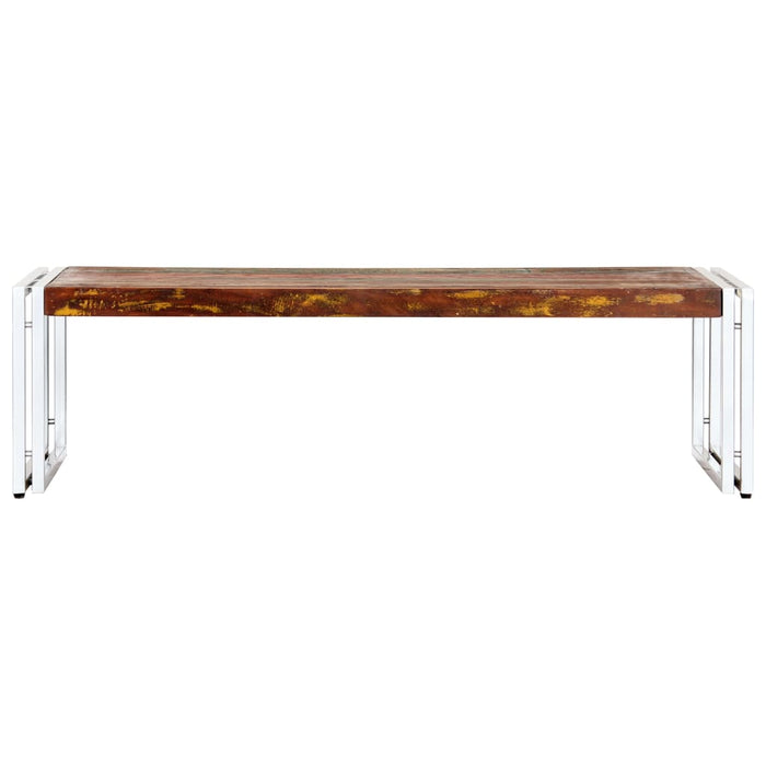 Coffee table 120x60x35 cm reclaimed solid wood