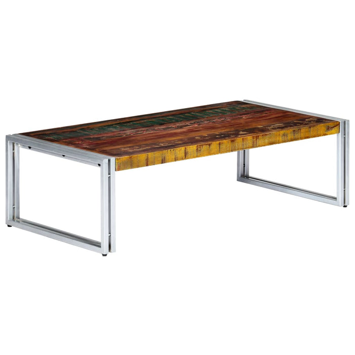 Coffee table 120x60x35 cm reclaimed solid wood