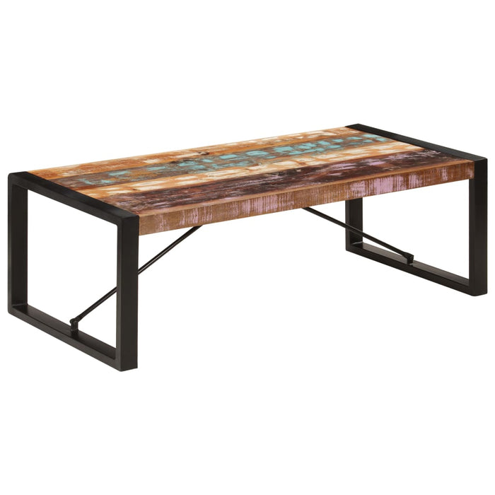Coffee table 120x60x40 cm reclaimed solid wood