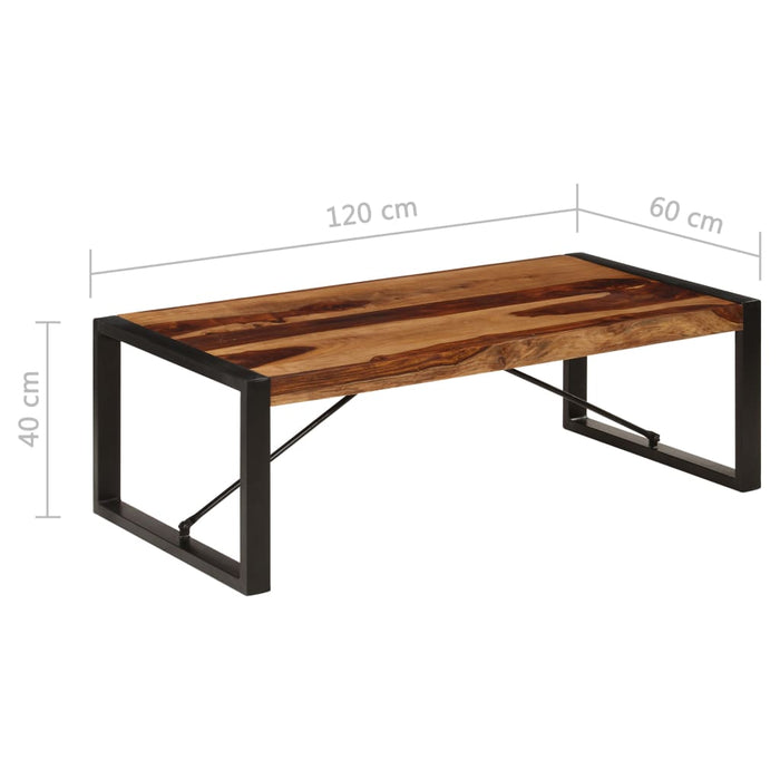 Coffee table 120 x 60 x 40 cm solid wood