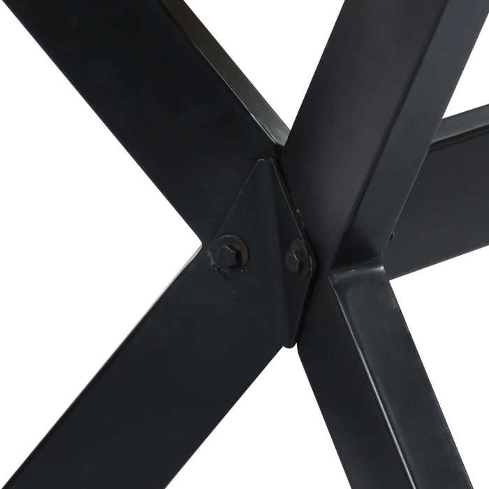 Esstisch 120x60x75 cm Altholz Massiv