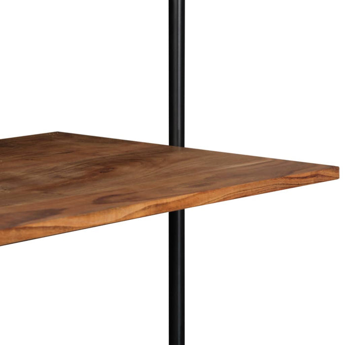 Wall desk 90 x 40 x 170 cm solid acacia wood