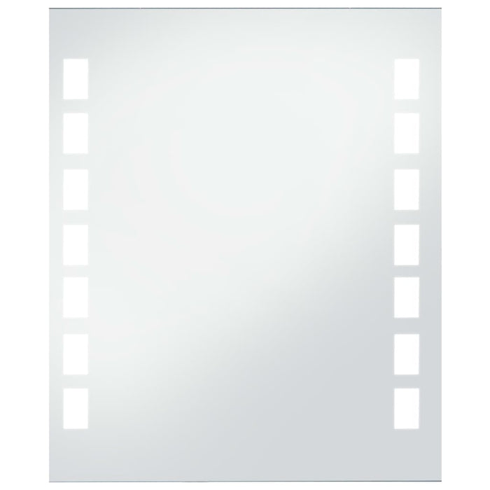 Badezimmer-Wandspiegel mit LEDs 50x60 cm