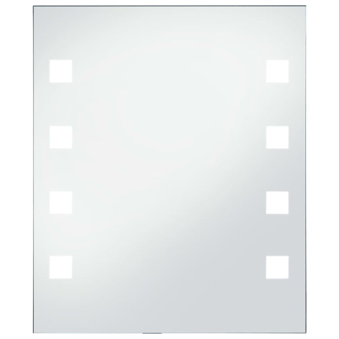 Badezimmer-Wandspiegel mit LEDs 50x60 cm