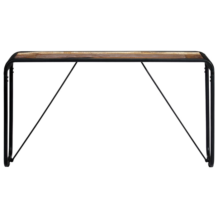 Console table 140x35x76 cm reclaimed solid wood