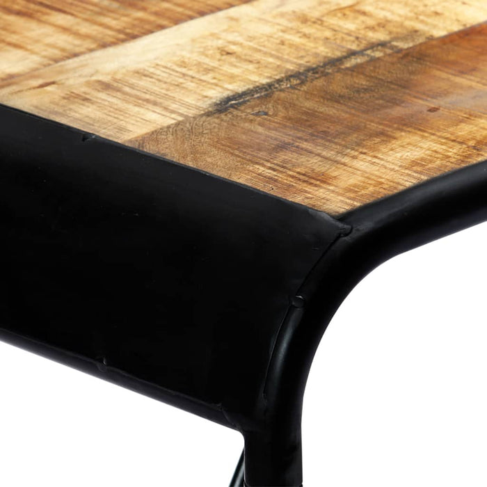 Dining table 118×60×76 cm Rough solid mango wood