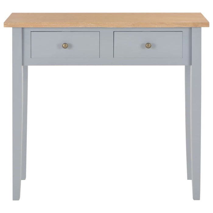 Dressing table console table gray 79 x 30 x 74 cm wood