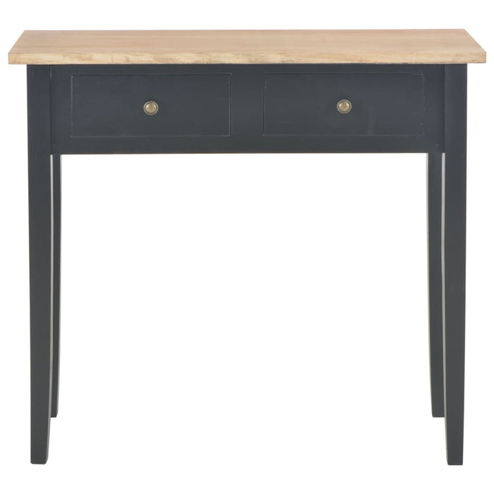 Frisiertisch Konsolentisch Schwarz 79x30x74 cm Holz