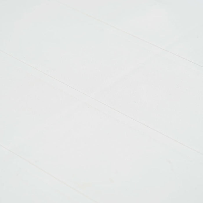 7-tlg. Garten-Essgruppe Kunststoff Weiß Rattan-Optik