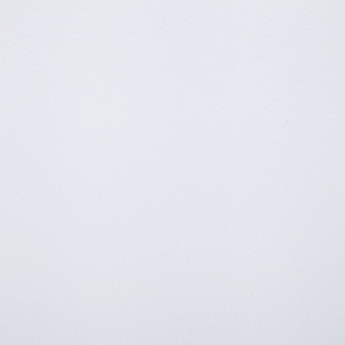 Massage-Chaiselongue mit Kissen Weiß Kunstleder