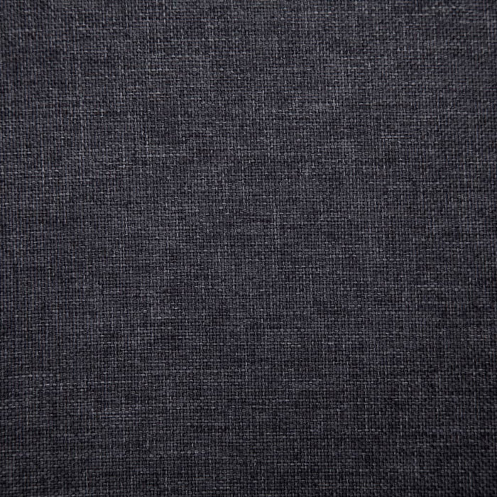Sitzbank 139,5 cm Dunkelgrau Polyester