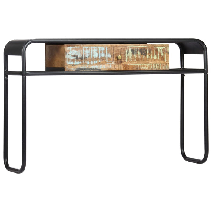Console table 118x30x75 cm reclaimed solid wood