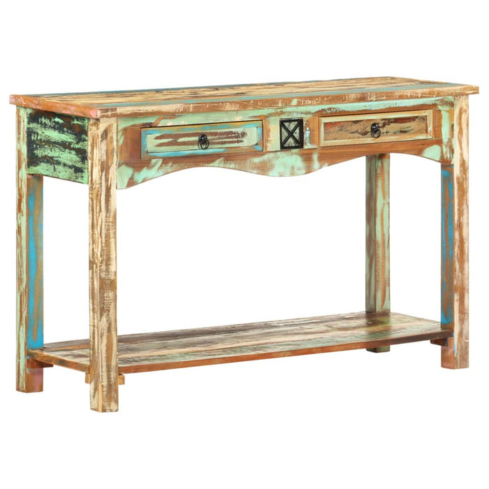 Console table 120x40x75 cm reclaimed solid wood