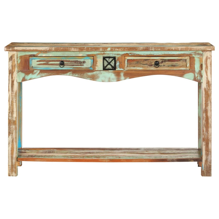 Console table 120x40x75 cm reclaimed solid wood
