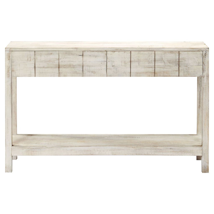 Konsolentisch 120 x 35 x 75 cm Massivholz Mango