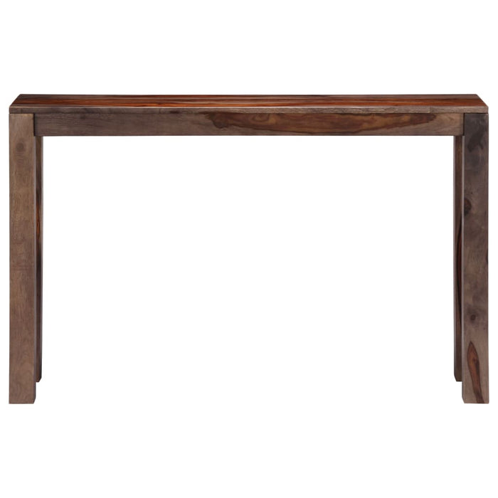Konsolentisch Grau 120×30×76 cm Massivholz