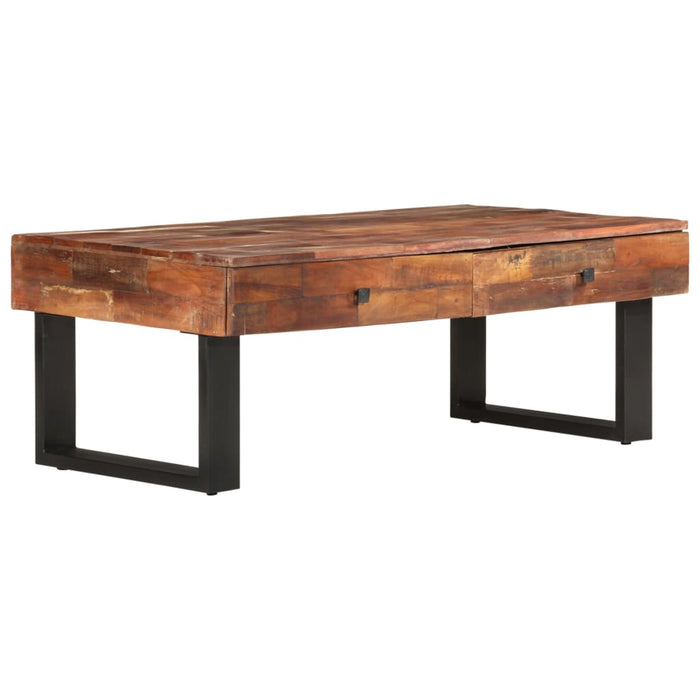 Coffee table 110x60x40 cm reclaimed solid wood