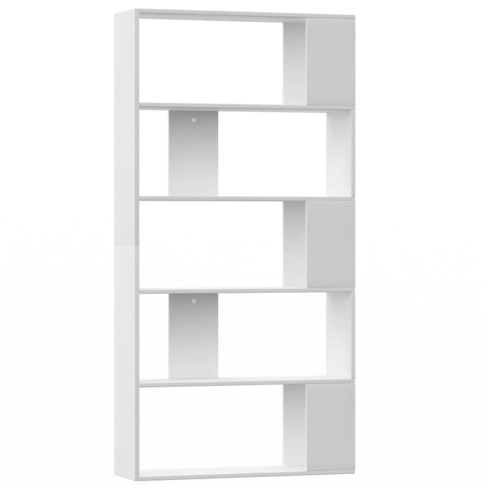Bookcase/room divider white 80x24x159 cm made of wood