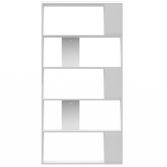 Bücherregal/Raumteiler Weiß 80x24x159 cm Holzwerkstoff