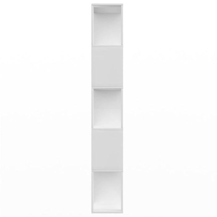 Bücherregal/Raumteiler Weiß 80x24x159 cm Holzwerkstoff