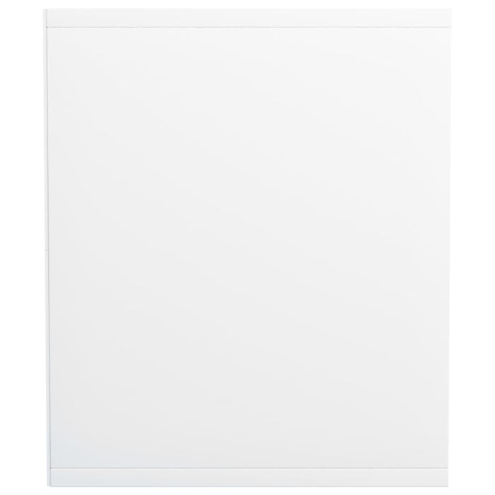 Bücherregal/TV-Schrank Weiß 36×30×143 cm Holzwerkstoff