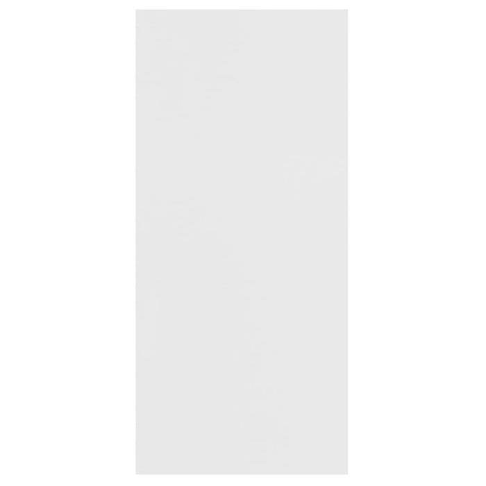 Bücherregal/Sideboard Weiß 66×30×130 cm Holzwerkstoff