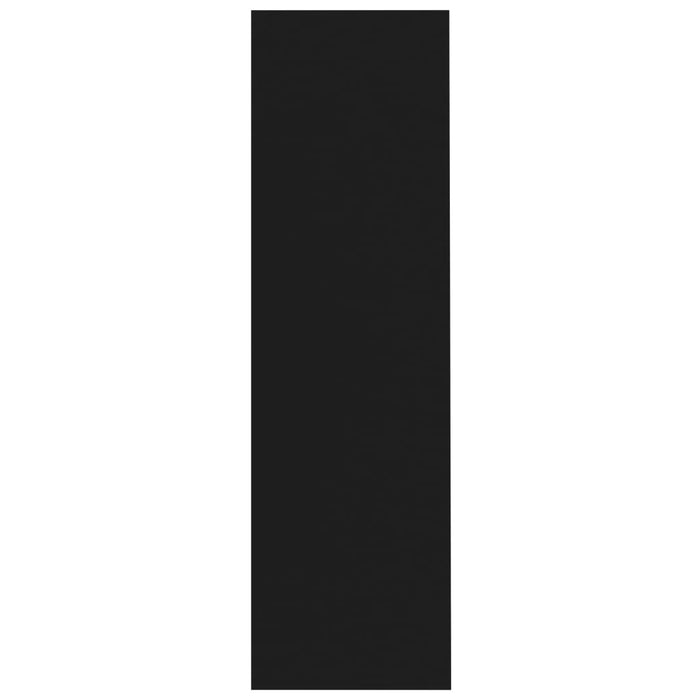 Bücherregal Schwarz 97,5x29,5x100 cm Holzwerkstoff