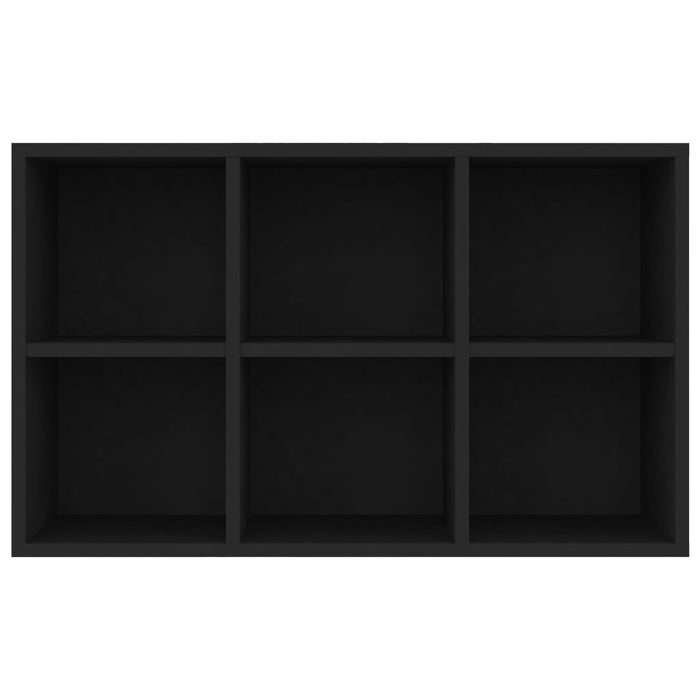 Bücherregal/Sideboard Schwarz 66x30x97,8 cm Holzwerkstoff