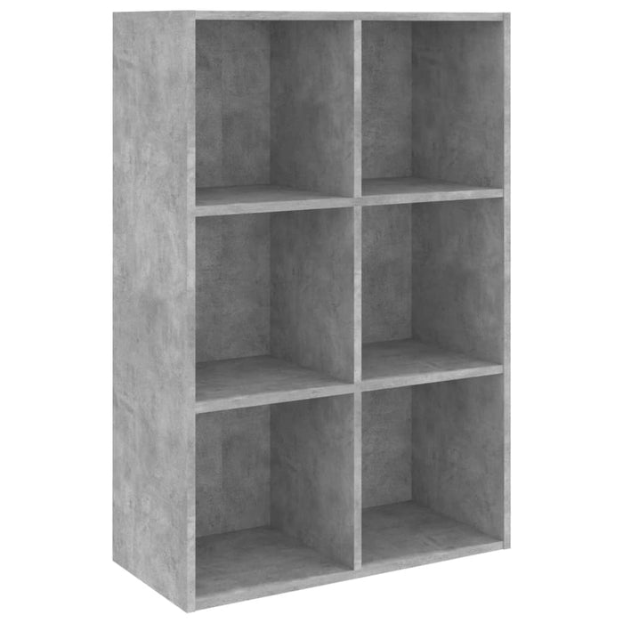 Bücherregal/Sideboard Betongrau 66x30x97,8 cm Holzwerkstoff