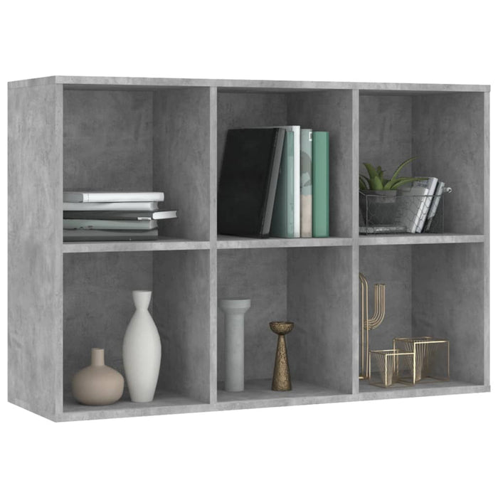Bücherregal/Sideboard Betongrau 66x30x97,8 cm Holzwerkstoff