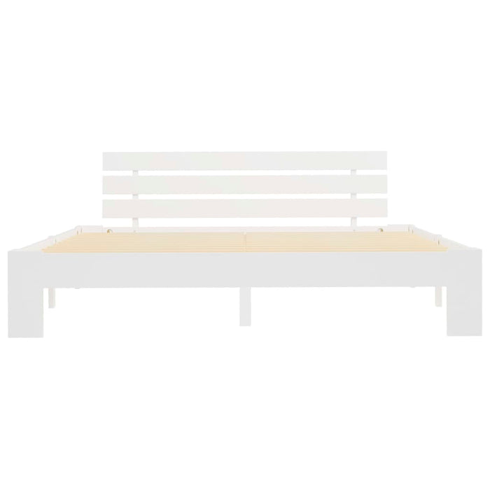 Massivholzbett Weiß Kiefer 160x200 cm