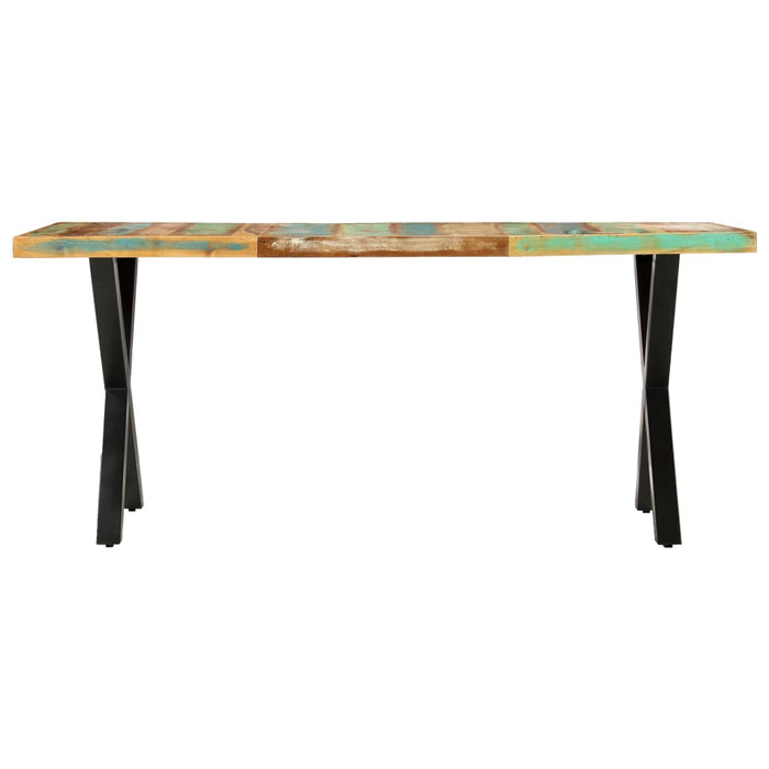 Dining table 180x90x76 cm reclaimed solid wood