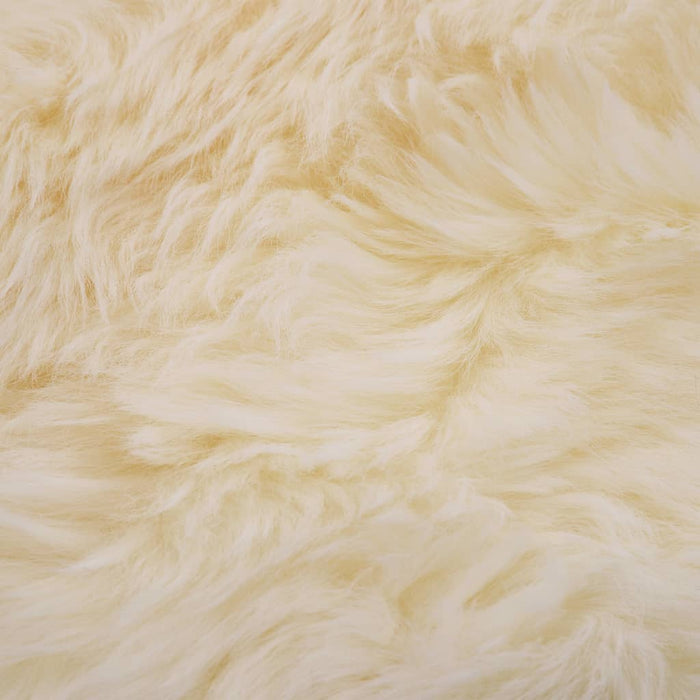 Teppich Schafspelz 60x180 cm Weiß