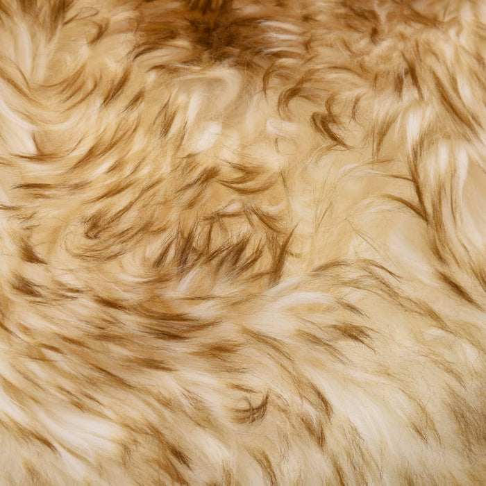 Teppich Schafspelz 60x180 cm Braun Melange