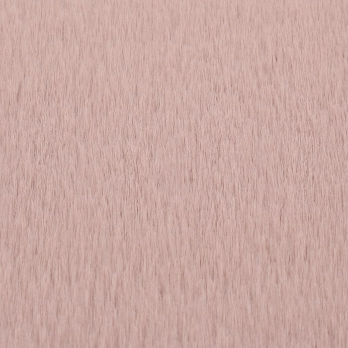 Teppich 160 cm Kunstkaninchenfell Altrosa