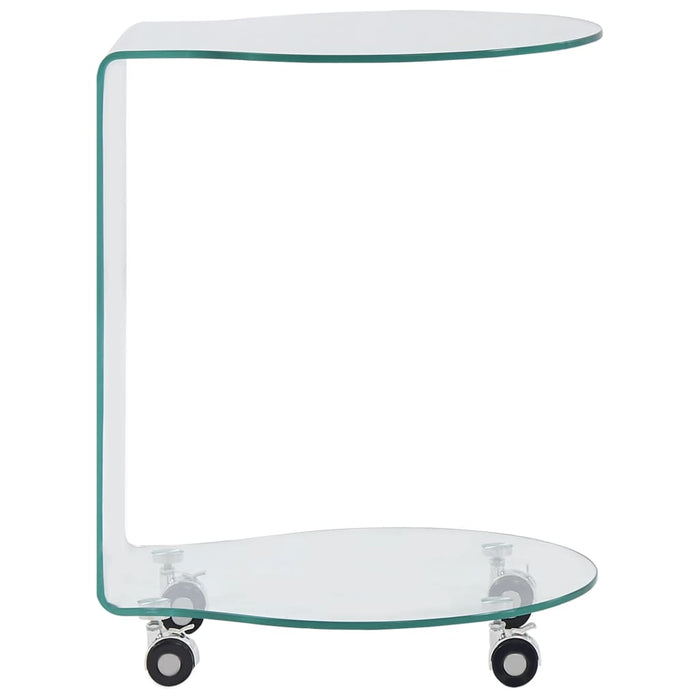 Coffee table 45x40x58 cm tempered glass