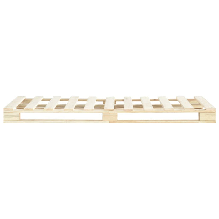 Palettenbett Massivholz Kiefer 120×200 cm