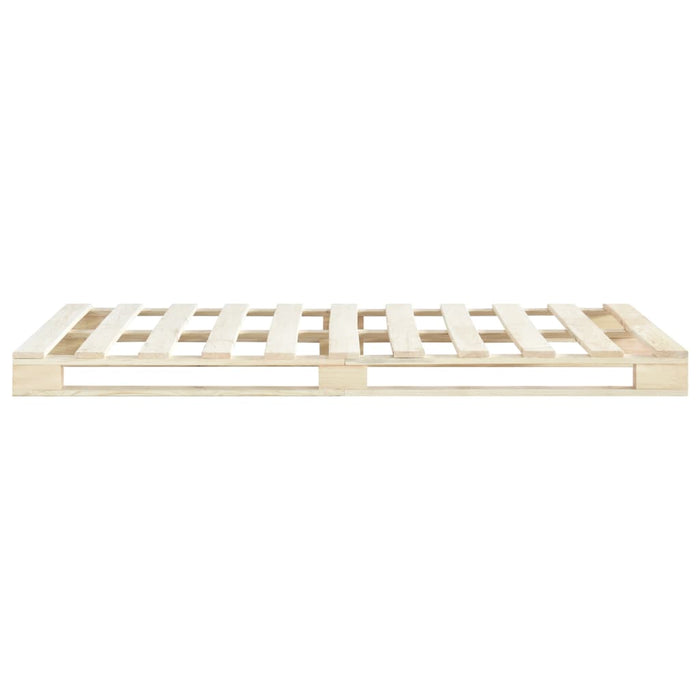 Palettenbett Massivholz Kiefer 140×200 cm