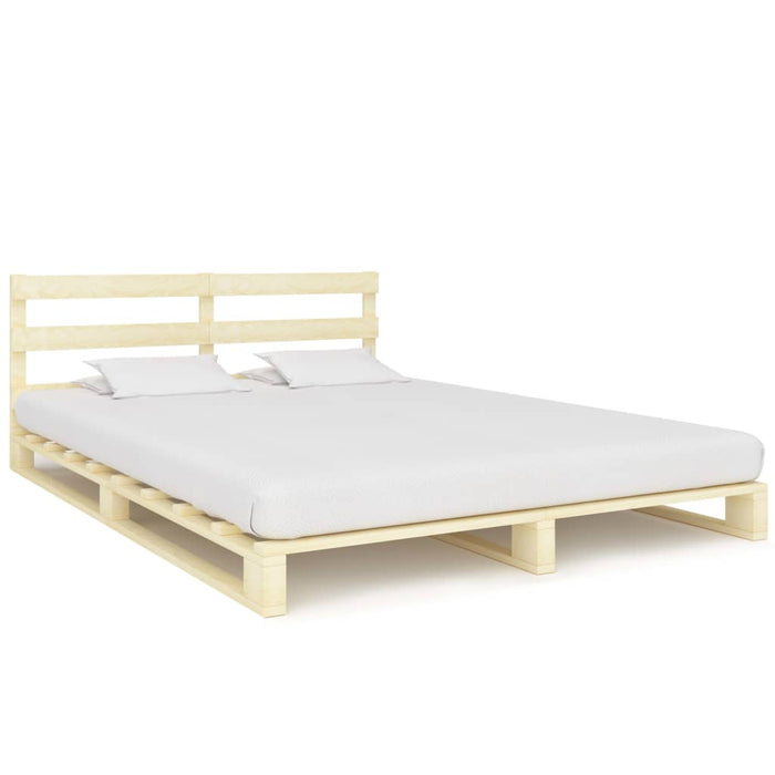 Palettenbett Massivholz Kiefer 180×200 cm