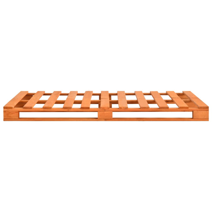 Palettenbett Braun Kiefernholz 140x200 cm
