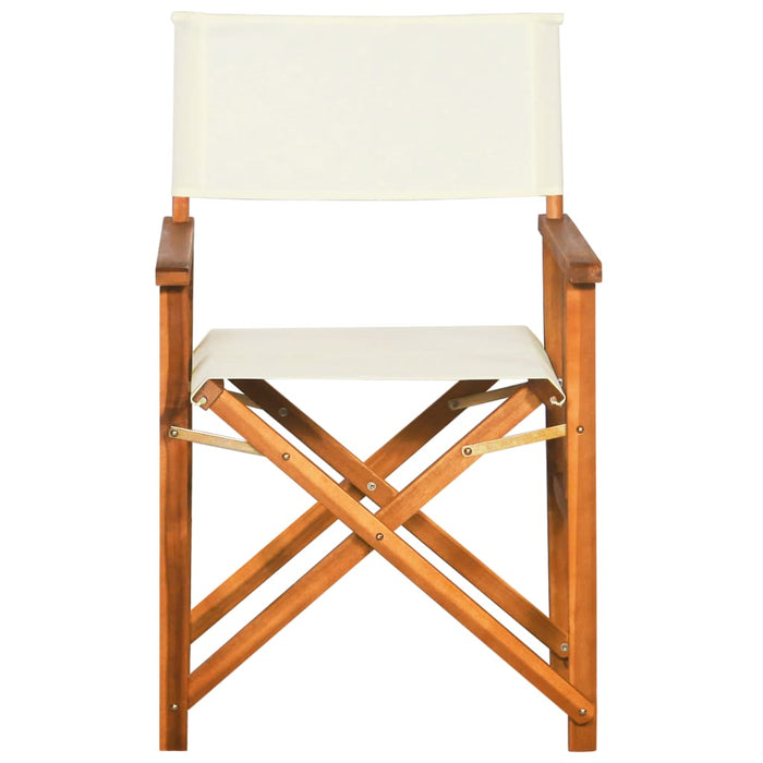 Director's chairs 2 pcs. Solid acacia wood