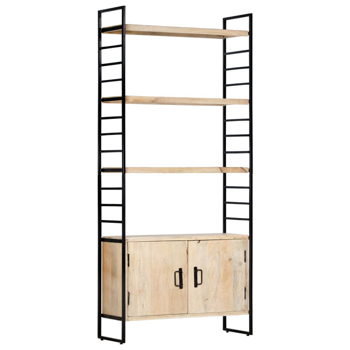 Bookcase 4 levels 80x30x180 cm solid mango wood