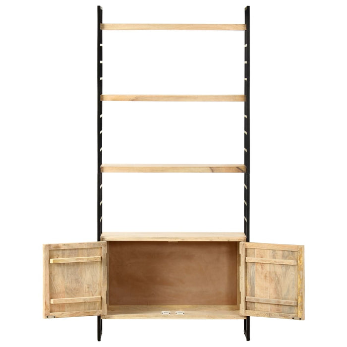 Bookcase 4 levels 80x30x180 cm solid mango wood