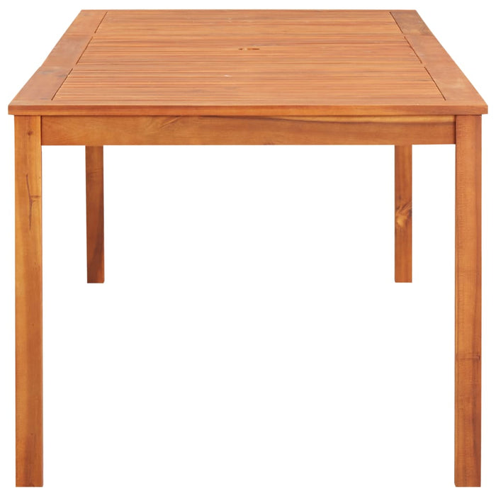 Garden table 215x90x74 cm solid acacia wood