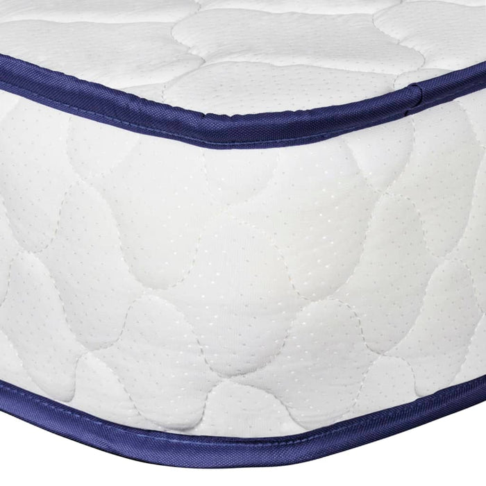 Bett mit Memory-Schaum-Matratze Rosa Samt 90 x 200 cm