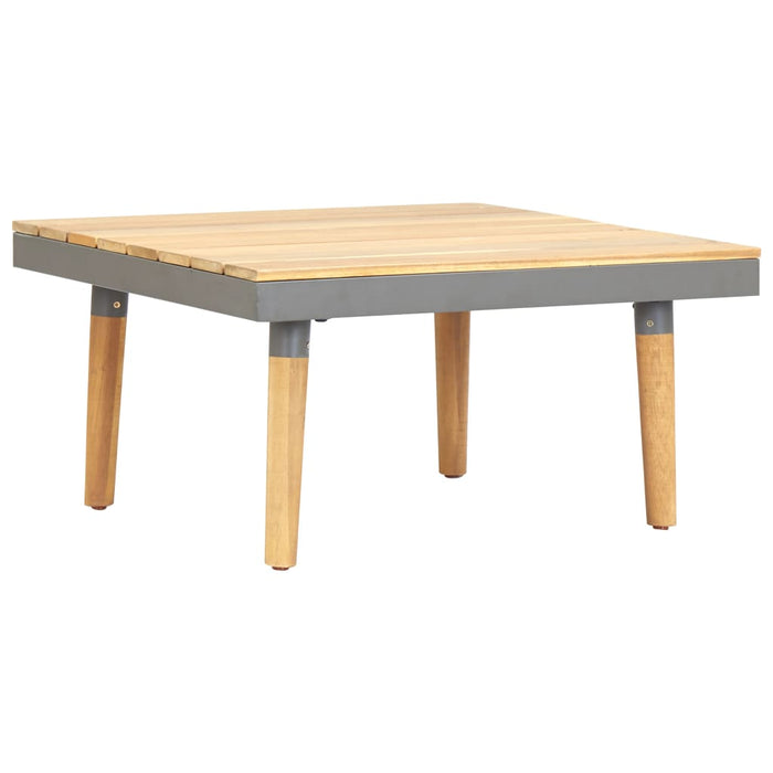 Garden coffee table 60×60×31.5 cm solid acacia wood