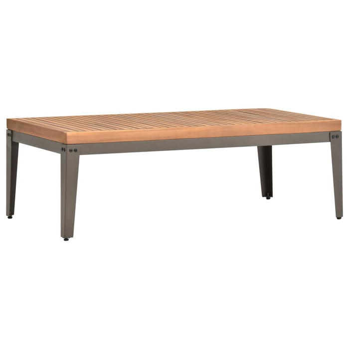 Garden coffee table 110×55×35 cm solid acacia wood